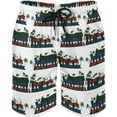 thumbnail image 1 of Men's Dominican Cute Animals Novelty Swimtrunks Beach Shorts Pants with Pockets XL S-3XL, 1 of 7