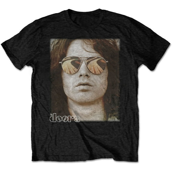 Men's Doors Jim Face Slim Fit T-shirt XX-Large Black