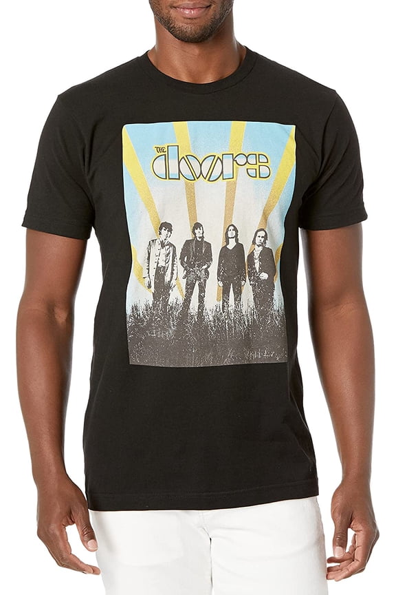 Men's Doors Waiting for the Sun T-shirt X-Large Black