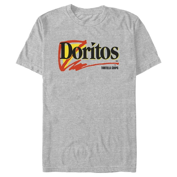 Men's Doritos 90s Logo  Graphic Tee Athletic Heather Large