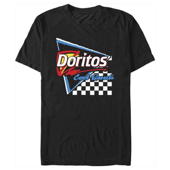 Men's Doritos Cool Ranch Retro Logo Graphic Tee Black Medium