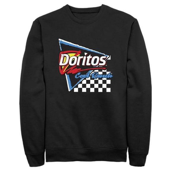 Men's Doritos Cool Ranch Retro Logo Sweatshirt Black Medium