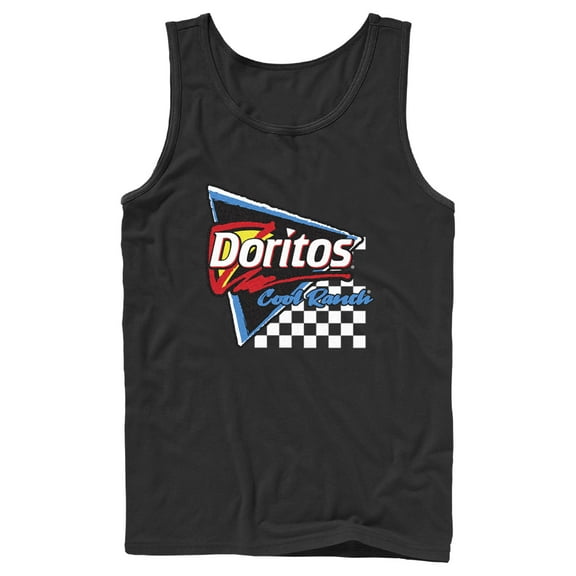 Men's Doritos Cool Ranch Retro Logo  Tank Top Black Small