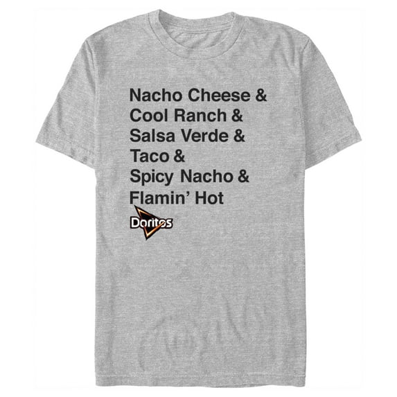 Men's Doritos Flavors Stack Graphic Tee Athletic Heather 3X Large