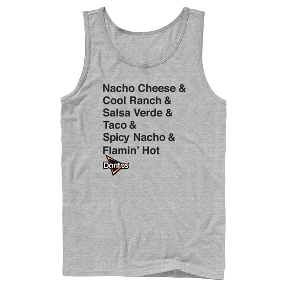 Men's Doritos Flavors Stack Tank Top Athletic Heather X Large