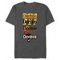 thumbnail image 1 of Men's Doritos Logo Evolution Graphic Tee Charcoal Heather 2X Large, 1 of 5