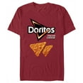 thumbnail image 1 of Men's Doritos Nacho Cheese Logo  Graphic Tee Cardinal 2X Large, 1 of 5