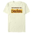 thumbnail image 1 of Men's Doritos Not Without My… Original Logo Graphic Tee Beige Large, 1 of 4