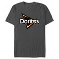 thumbnail image 1 of Men's Doritos Triangle Logo  Graphic Tee Charcoal X Large, 1 of 5