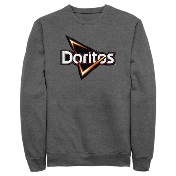 Men's Doritos Triangle Logo  Sweatshirt Charcoal Heather Medium
