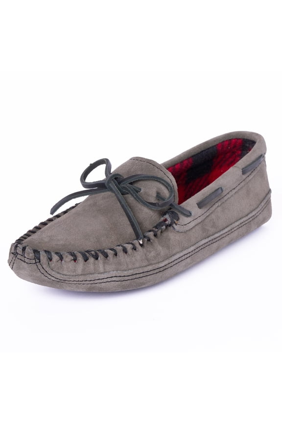 Men's Double Bottom Fleece, Grey, Size 8.5