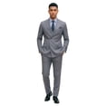 thumbnail image 1 of Men’s Double Breasted Peak Lapel 2 Piece Suit Set, Slim Fit Dress Suit, 1 of 4