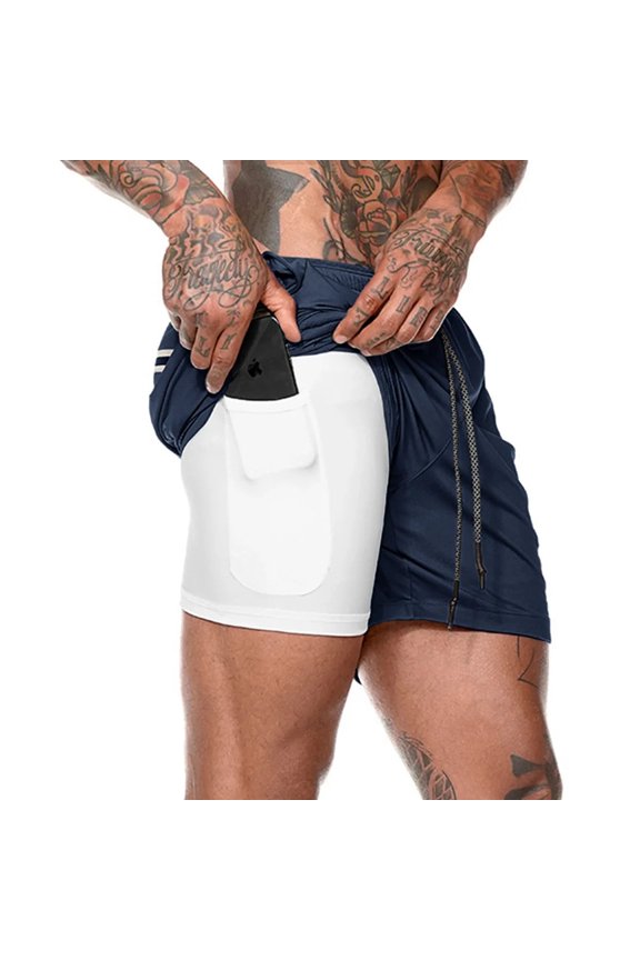 Men's Double-Deck Running Shorts