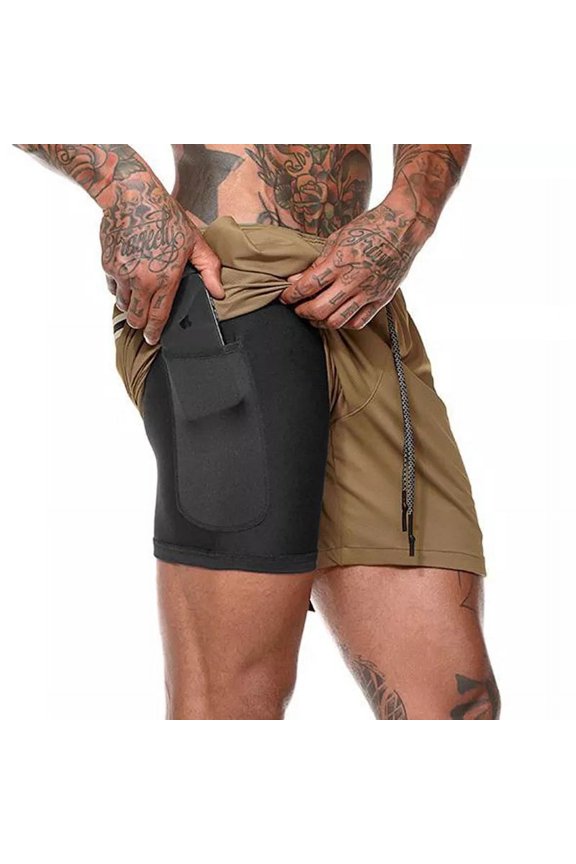 Men's Double-Deck Running Shorts