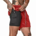 thumbnail image 1 of Men's Double-Deck Running Shorts, 1 of 23