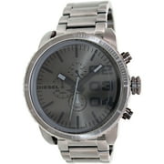 Mens Double Down DZ4215 Grey Stainless-Steel Quartz Watch