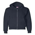 thumbnail image 1 of Men's Double Dry Action Fleece Full Zip Hood, Navy - S, 1 of 3