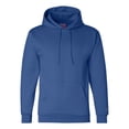 thumbnail image 1 of Men's Double Dry Action Fleece Pullover Hood, Royal Blue - S, 1 of 3
