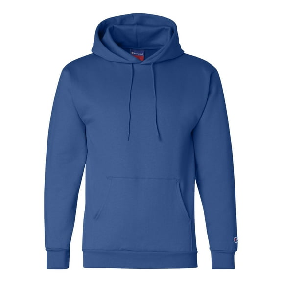Men's Double Dry Action Fleece Pullover Hood, Royal Blue - S
