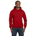 thumbnail image 1 of Men's Double Dry Action Fleece Pullover Hood, Scarlet - 2XL, 1 of 4