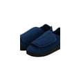 thumbnail image 1 of Men’s Double-Extra Wide Slip-Resistant Slippers for Seniors, 10, Navy, 1 of 2