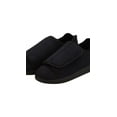thumbnail image 1 of Men’s Double-Extra Wide Slip-Resistant Slippers for Seniors, 14, Black, 1 of 2