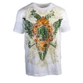 thumbnail image 1 of Men's Double Headed Eagle Skull Graphic T Shirt, White X-Large, 1 of 2
