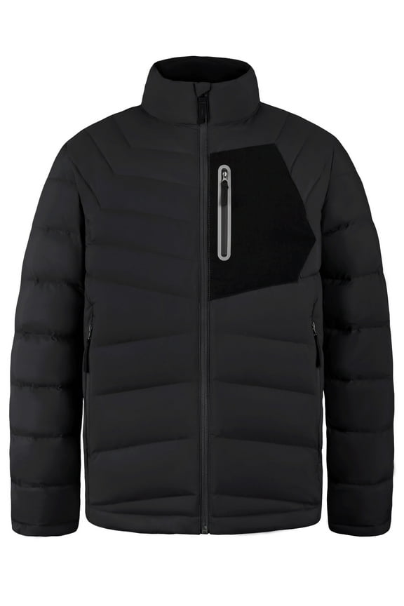 Men's Down Jacket Packable Water Resistant 5 Pockets Puffer Jacket Lightweight