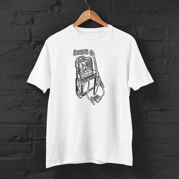 Men's Down Power Of The Riff T-shirt New Black