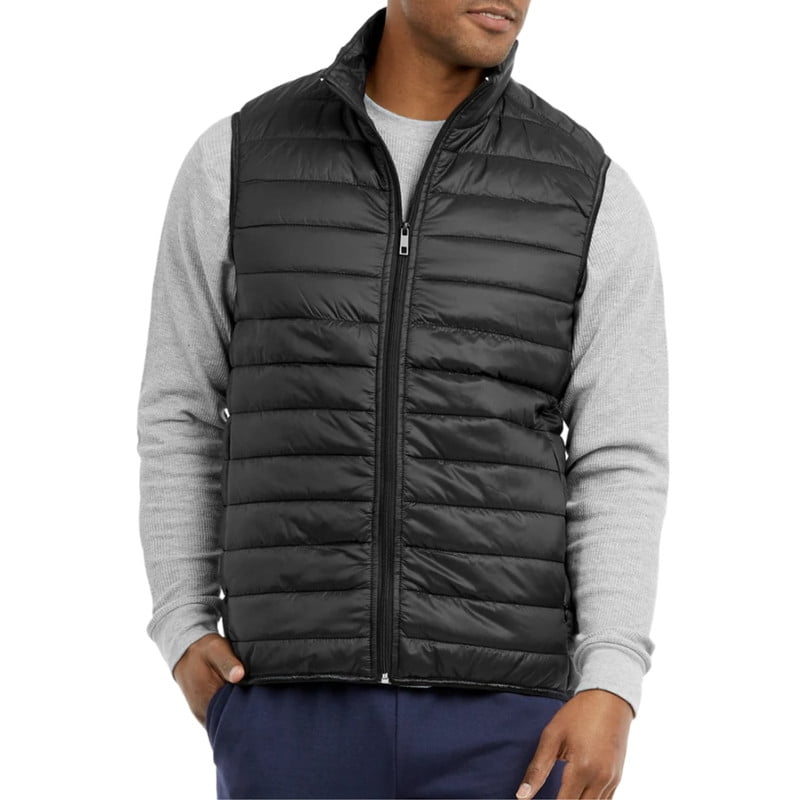 Puffer Vest Men Sleeveless Zip Up main image 0