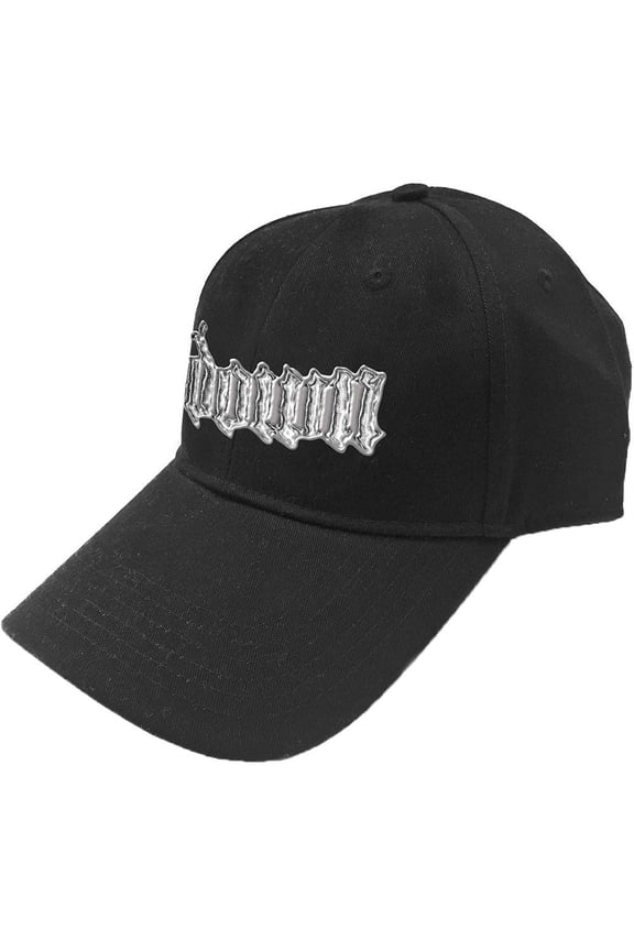Men's Down Sonic Silver Logo Baseball Cap Adjustable Black