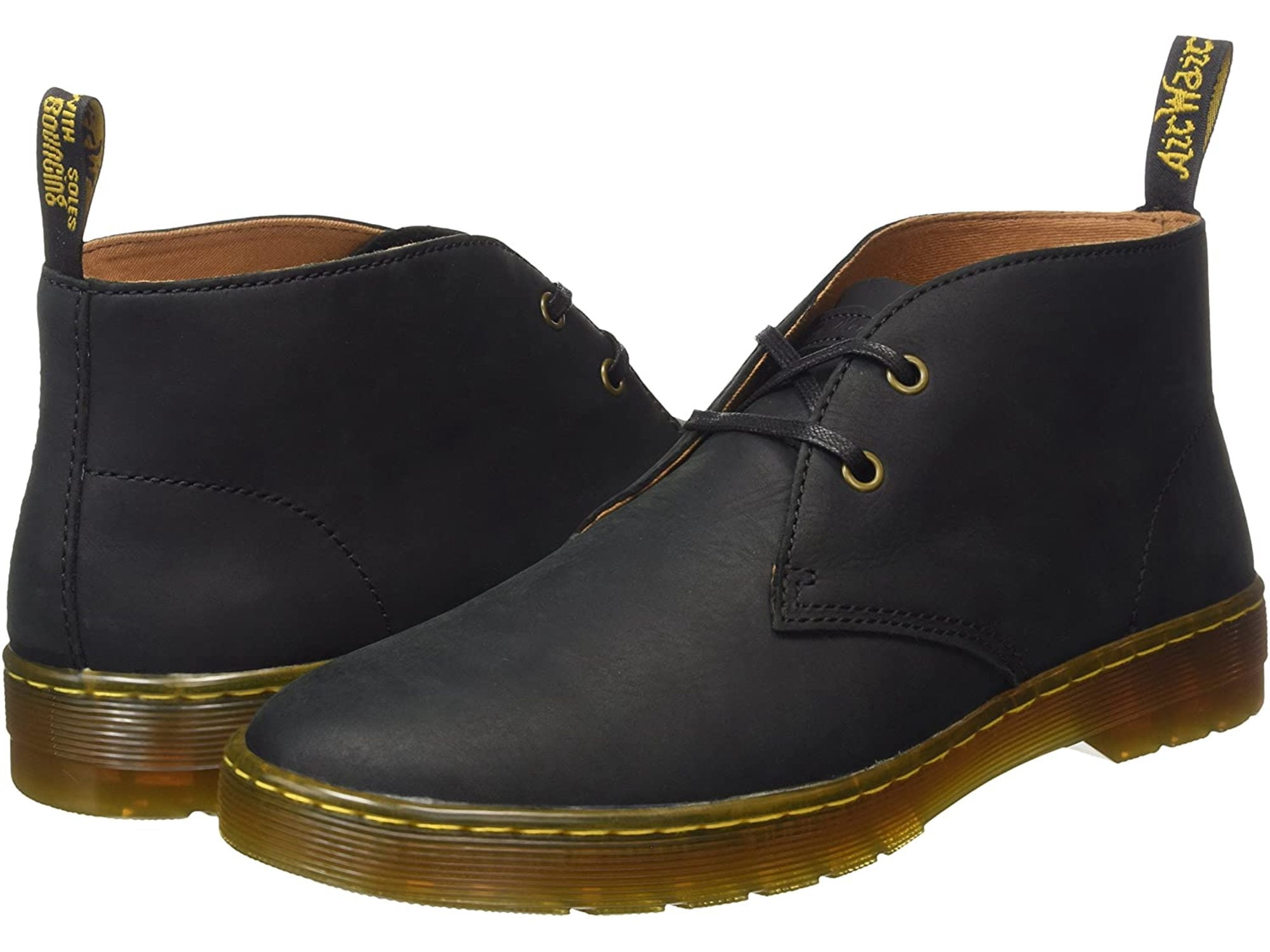 Dr.Martens CABRILLO MEN\'S WYOMING LEATHER DESERT BOOTS Black Men\'s Shoes Size 11 Dr. Martens Men Cabrillo, Black Wyoming, 7 : Amazon.ae: Fashion main image 3