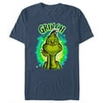 thumbnail image 1 of Men's Dr. Seuss Airbrush Grinch Graphic T-Shirt, 1 of 4