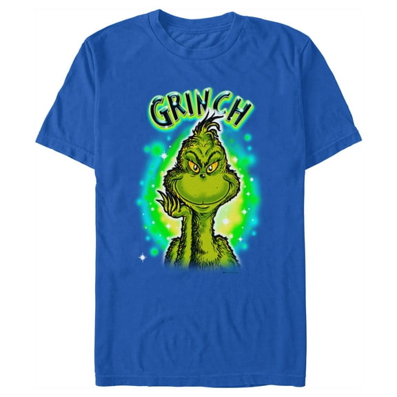 Men's Dr. Seuss Airbrush Grinch Graphic T-Shirt