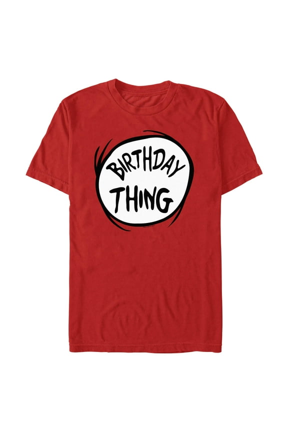 Men's Dr. Seuss Birthday Thing Graphic T-Shirt