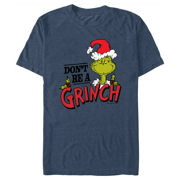 Men's Dr. Seuss Christmas Don't Be a Grinch Graphic T-Shirt