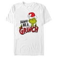 thumbnail image 1 of Men's Dr. Seuss Christmas Don't Be a Grinch  Graphic T-Shirt, 1 of 5