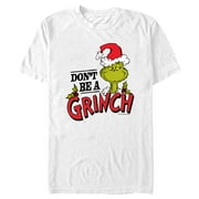 DR. SEUSS' THE GRINCH Men's Dr. Seuss Christmas Don't Be a Grinch Graphic T-Shirt