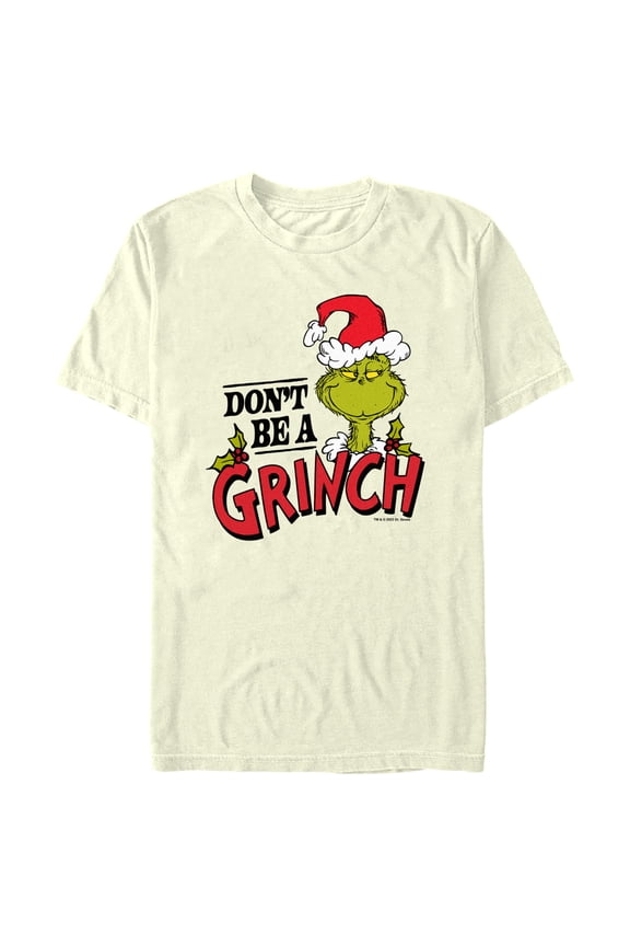 Men's Dr. Seuss Christmas Don't Be a Grinch Graphic T-Shirt