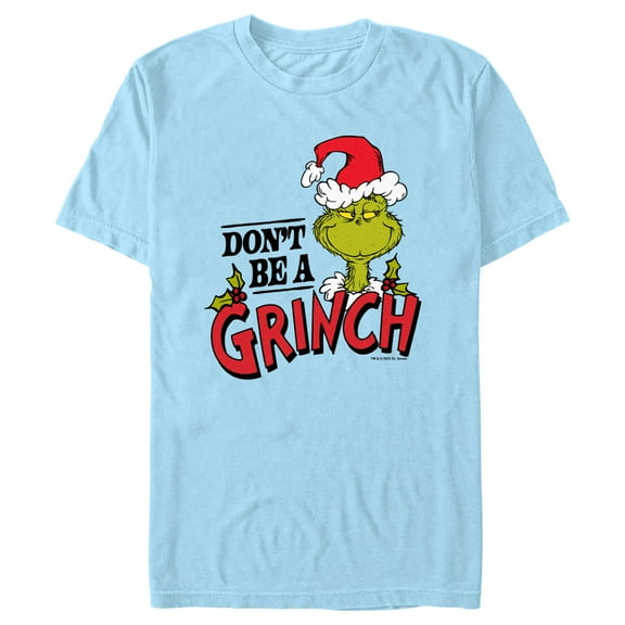 Men's Dr. Seuss Christmas Don't Be a Grinch  Graphic T-Shirt