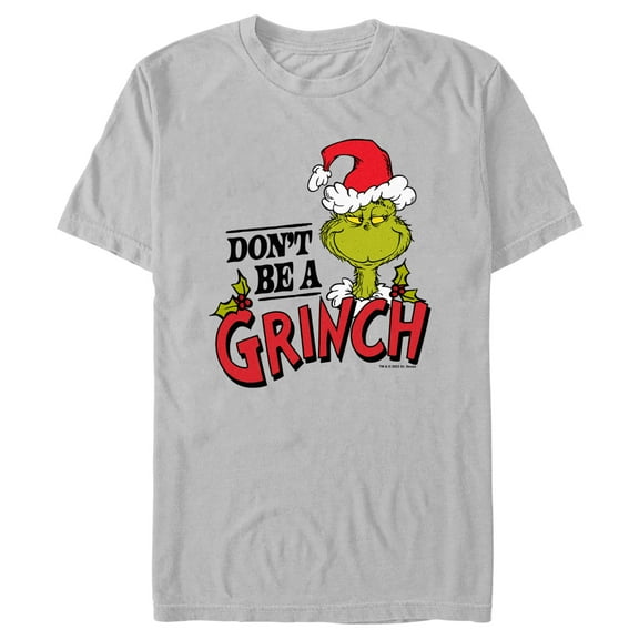 Men's Dr. Seuss Christmas Don't Be a Grinch Graphic T-Shirt