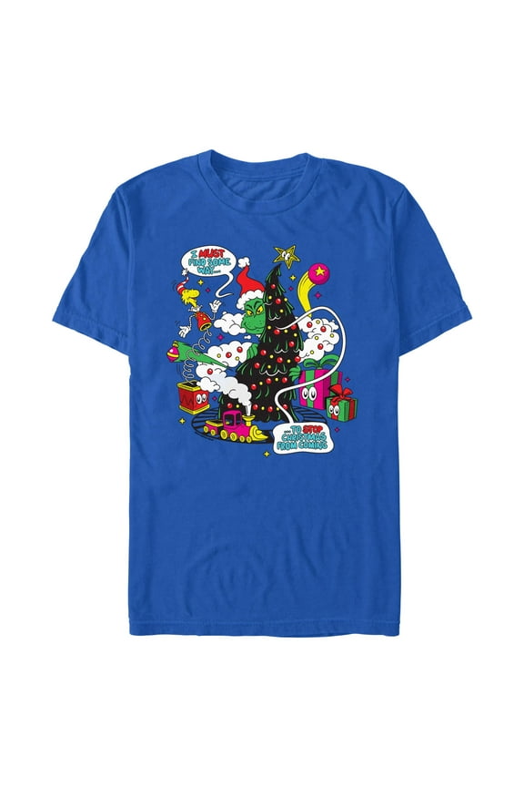 Men's Dr. Seuss Christmas the Grinch Find a Way Graphic T-Shirt