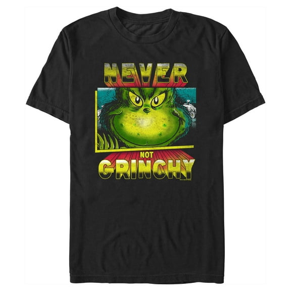 Men's Dr. Seuss Distressed Never Not Grinchy Graphic T-Shirt