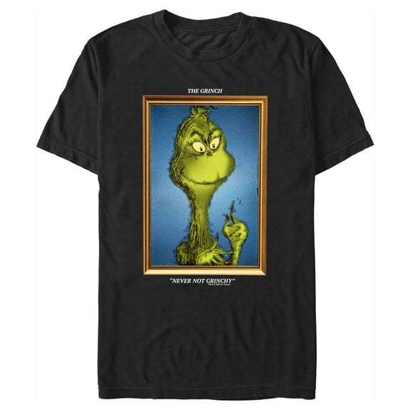 Men's Dr. Seuss Framed Grinch Painting Graphic T-Shirt