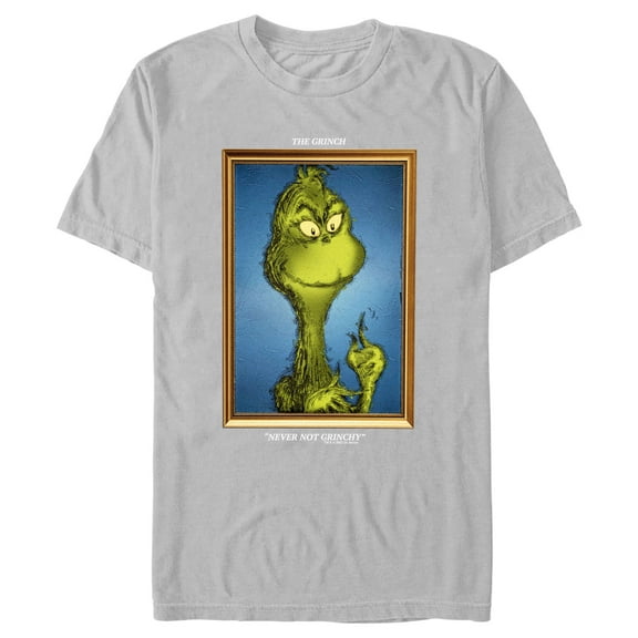 Men's Dr. Seuss Framed Grinch Painting Graphic T-Shirt