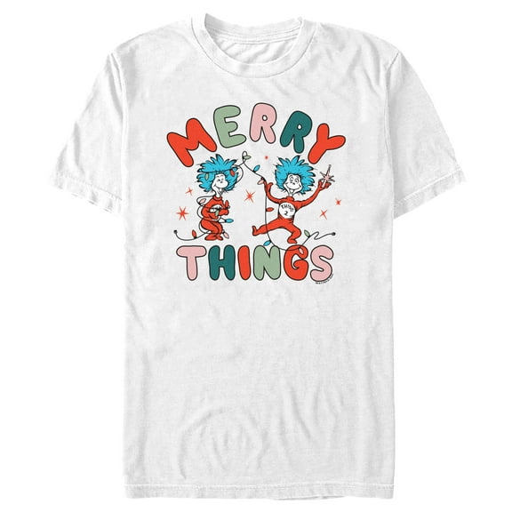 Men's Dr. Seuss Merry Things 1 and 2 Graphic T-Shirt