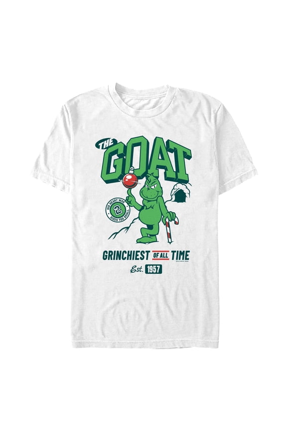 Men's Dr. Seuss The Goat Grinchiest of All Time Est. 1957 Graphic T-Shirt