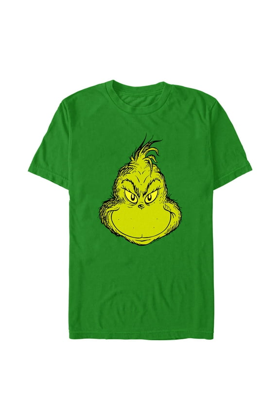 Men's Dr. Seuss The Grinch Big Face Graphic T-Shirt
