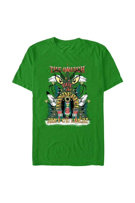 Men's Dr. Seuss The Grinch Got a Wonderful Awful Idea Graphic T-Shirt