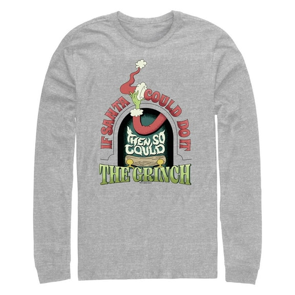 Men's Dr. Seuss The Grinch If Santa Could Do It Long Sleeve Shirt